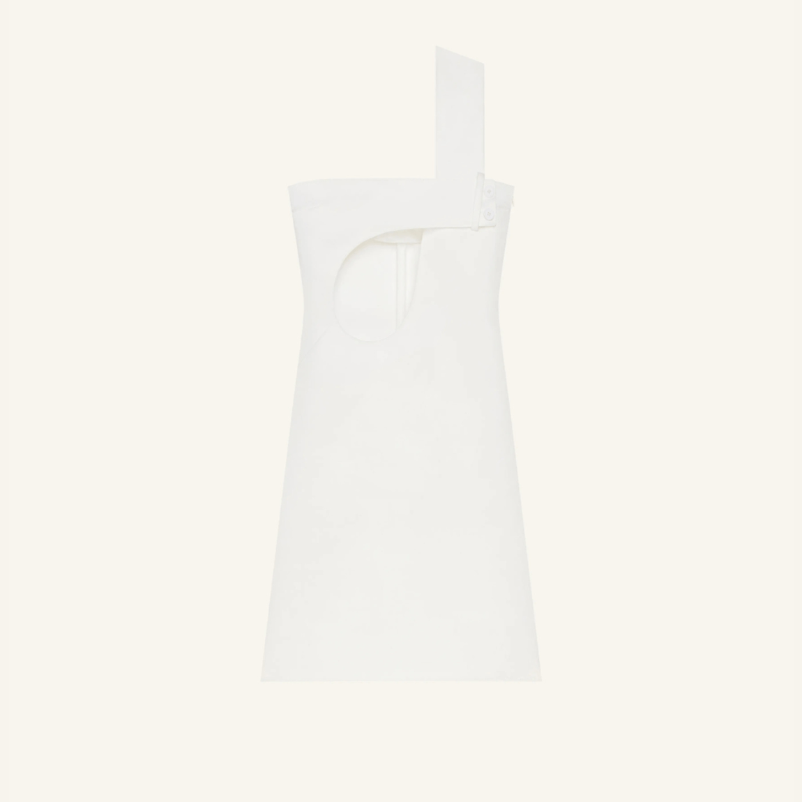 Vestido Loop Snapped Courrèges