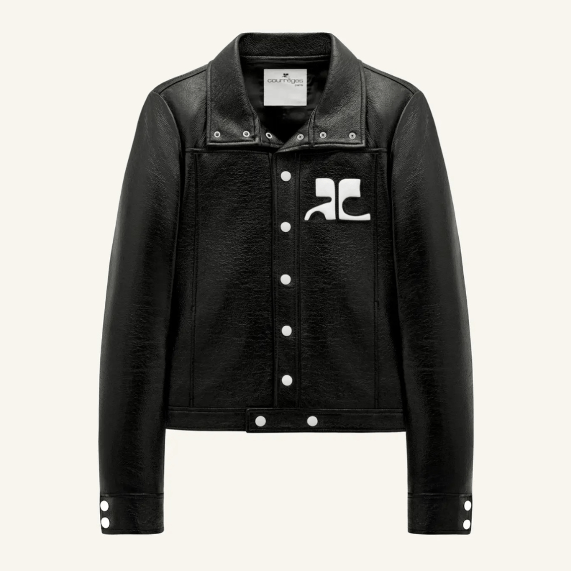 Jaqueta Reedition Vinyl Menswear Courrèges