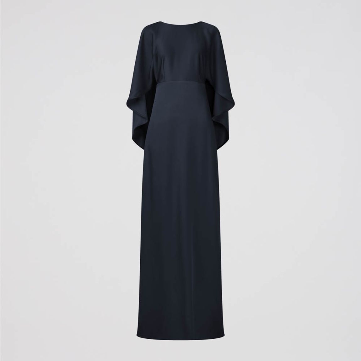 Vestido Longo Manga Babados Reinaldo Lourenço