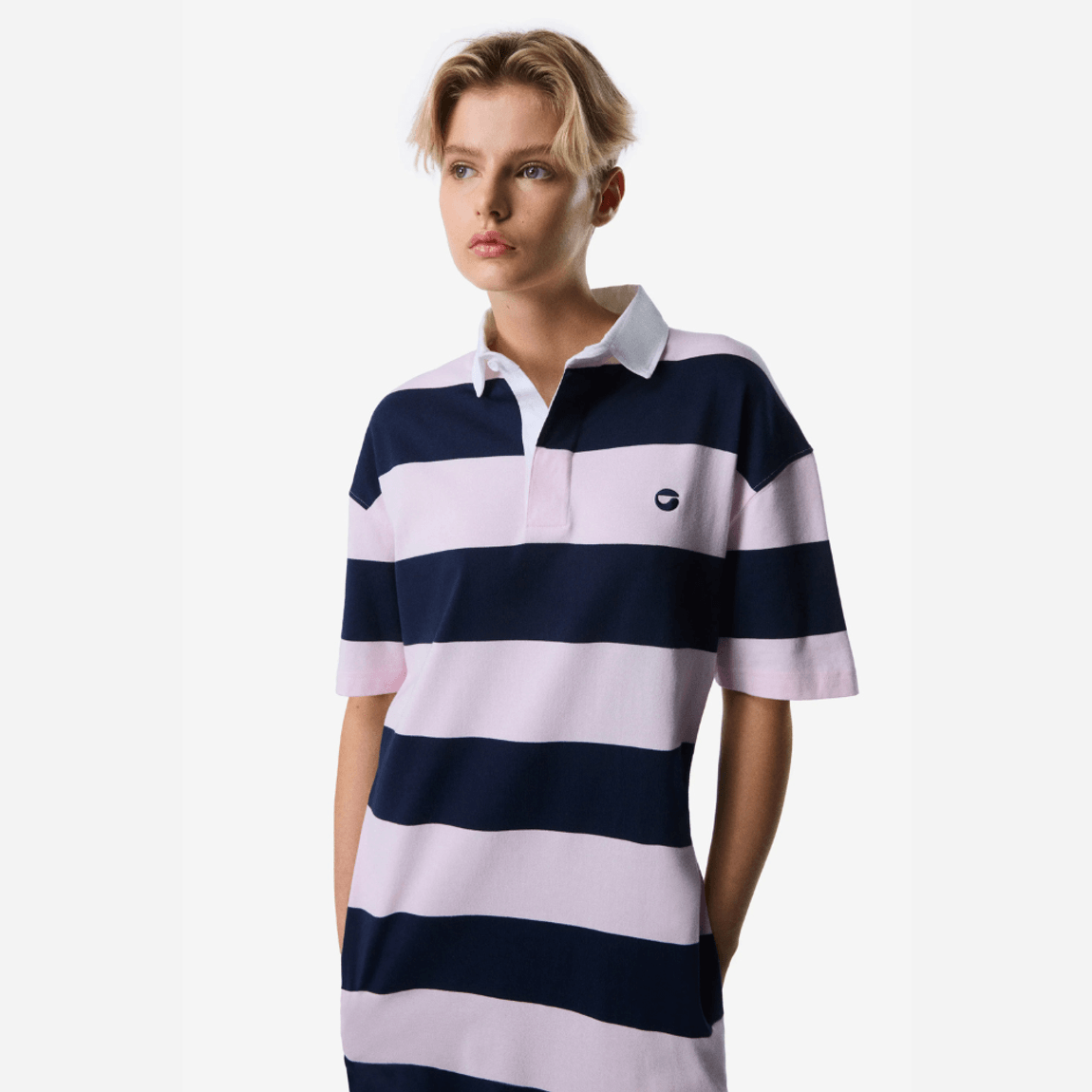 Vestido Polo Listrado Coperni