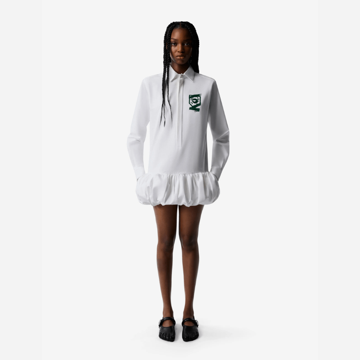 Vestido Gathered Hem Shirt Coperni