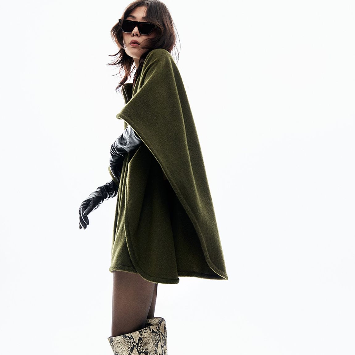 Poncho Alfaiataria Forest Nina
