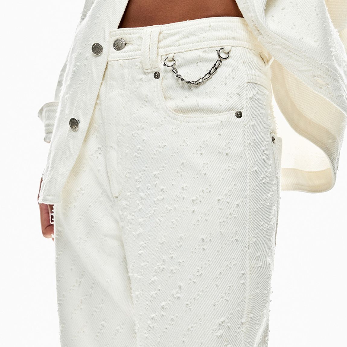 Calça Bouclé Denim Berta