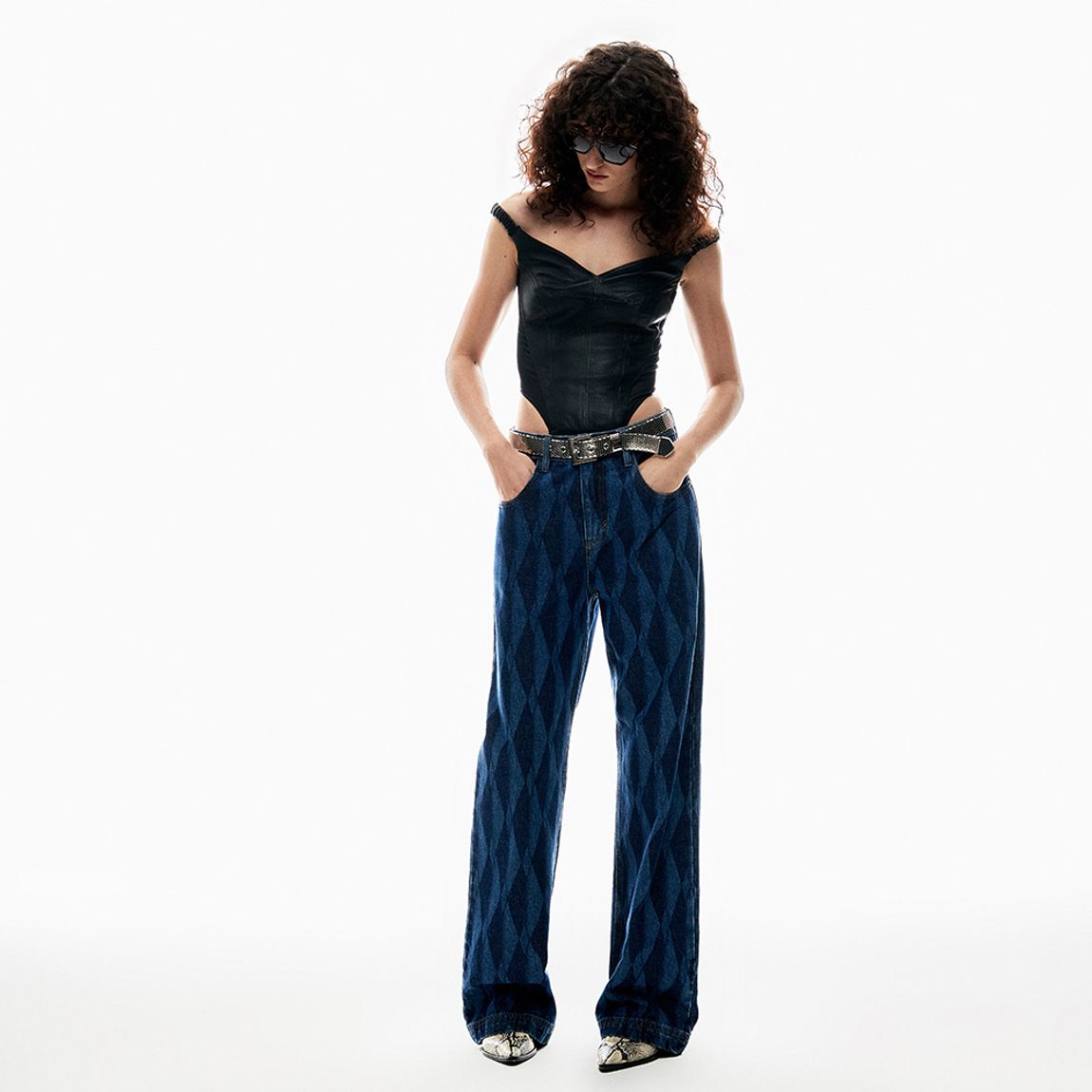 Calça Jeans Matelassê Meg