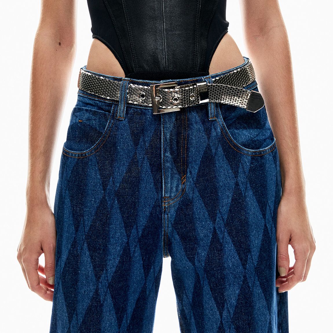 Calça Jeans Matelassê Meg