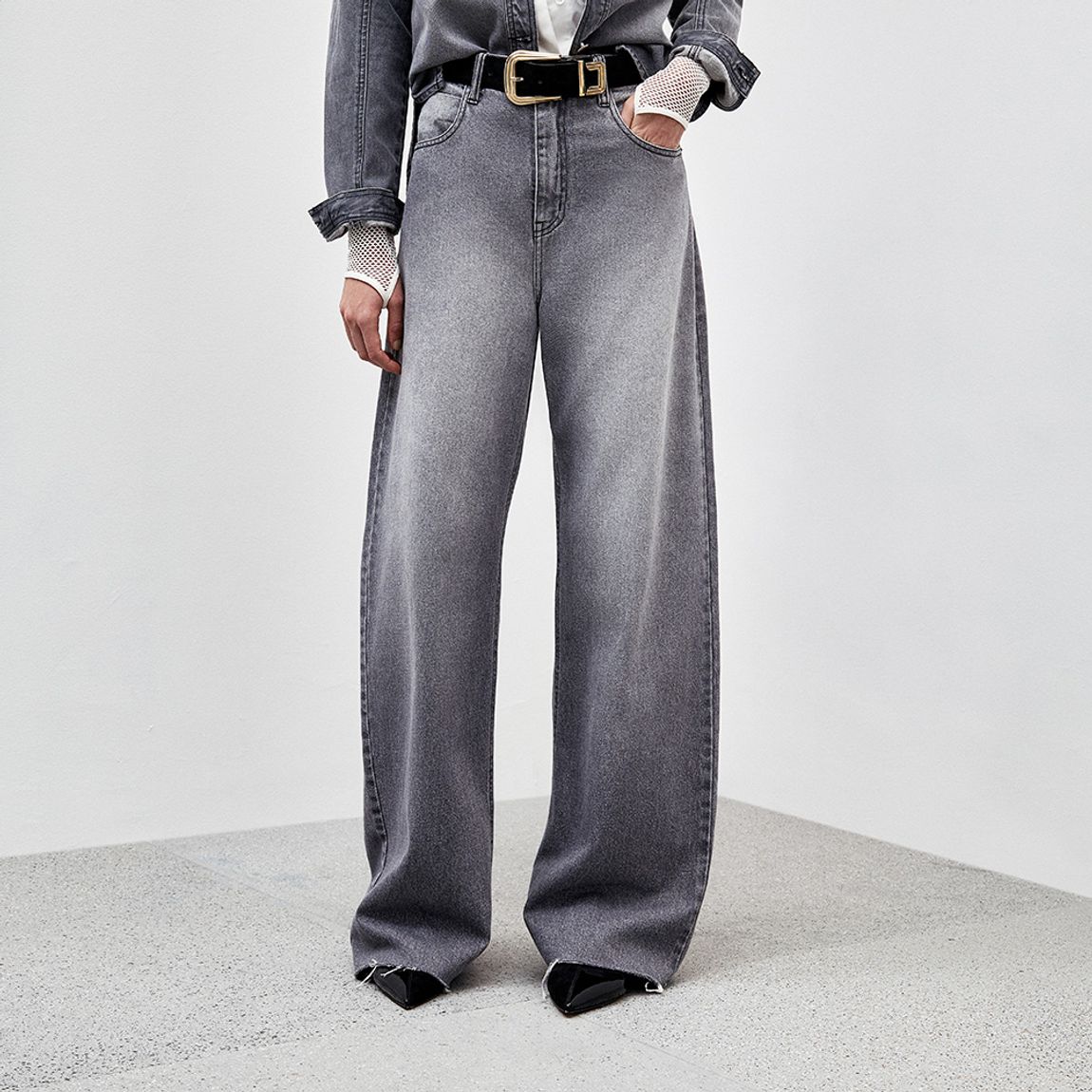 Calça Grey Denim Noelle