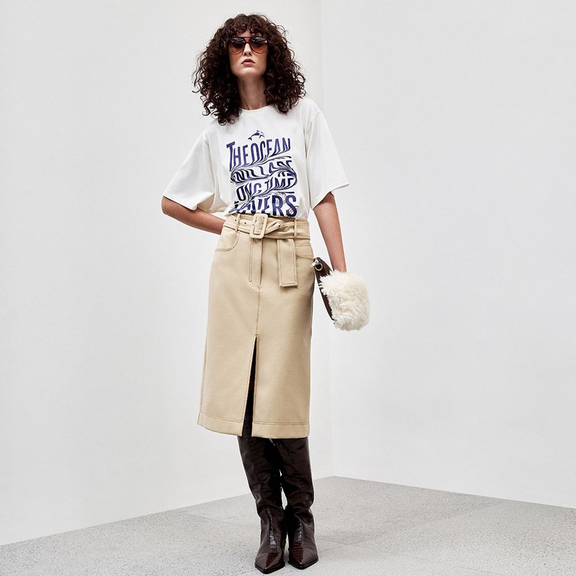 T-Shirt Silk Acqua