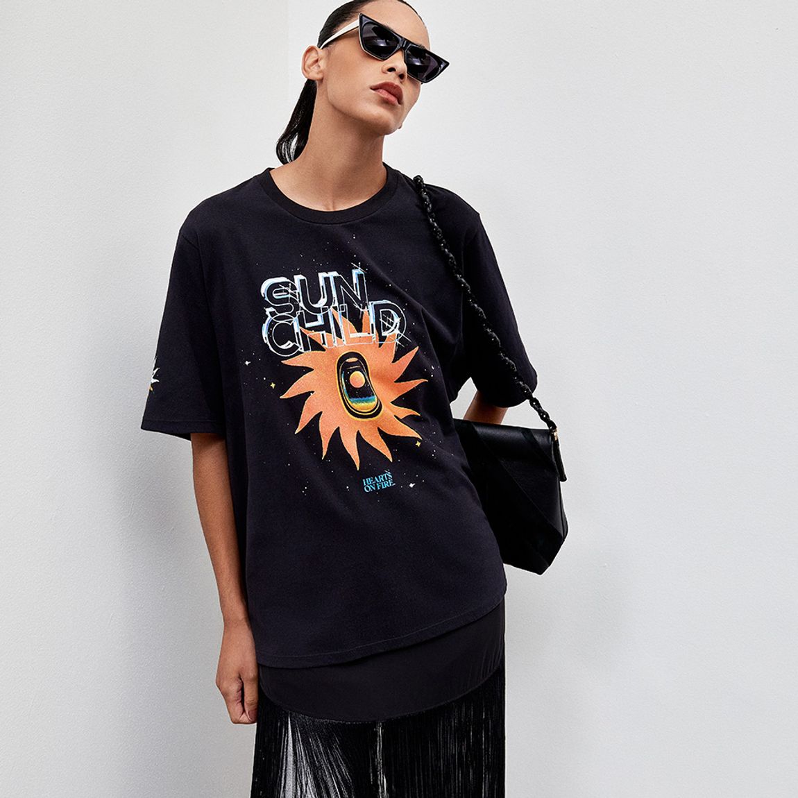 T-Shirt Silk Fire