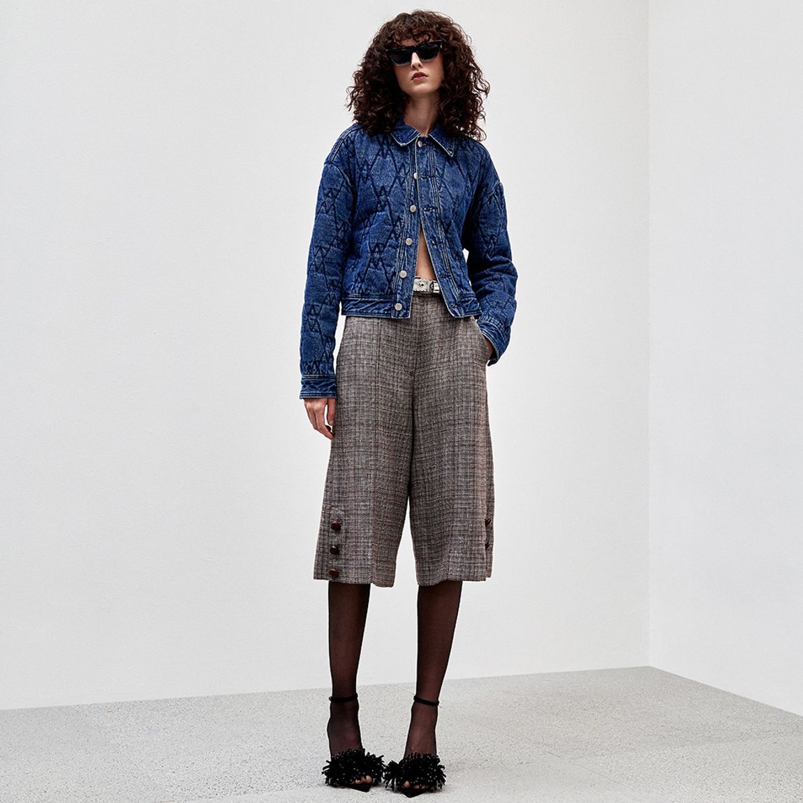 Jaqueta Jeans Matelassê Belle