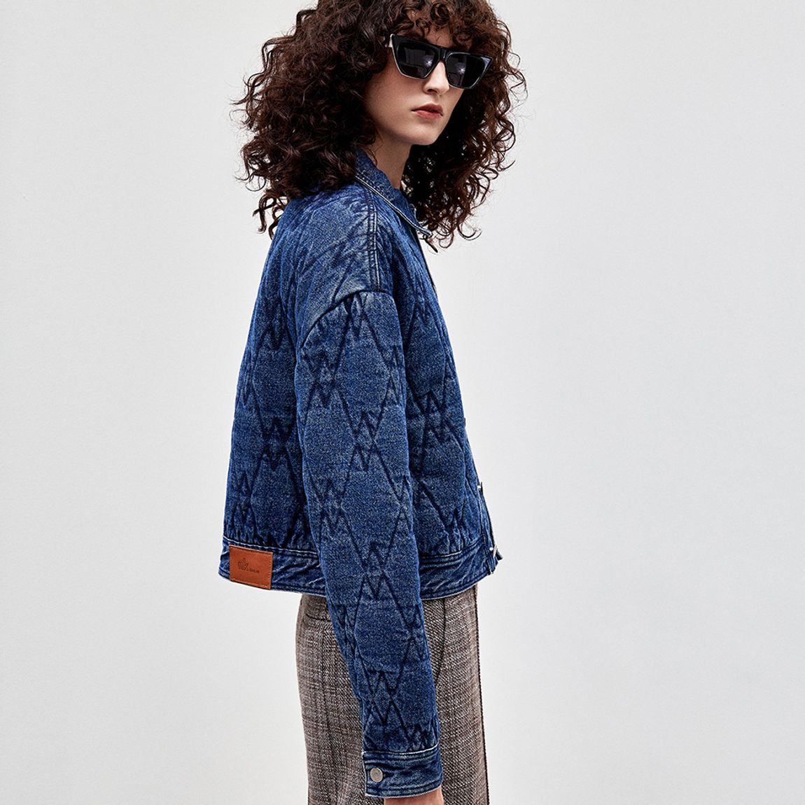 Jaqueta Jeans Matelassê Belle