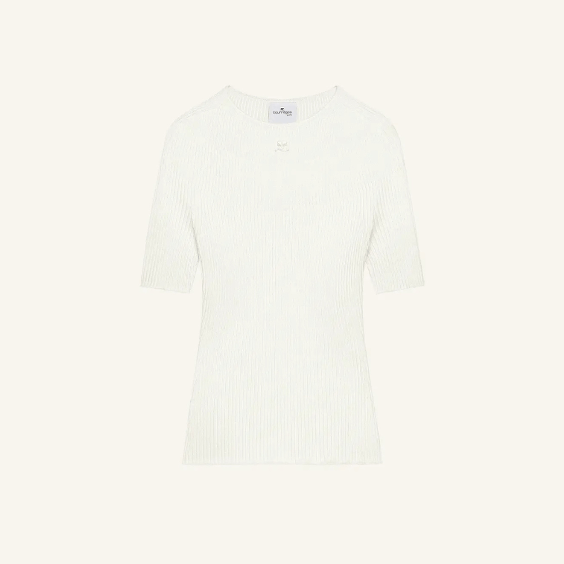 Blusa Solar Light Rib Courrèges