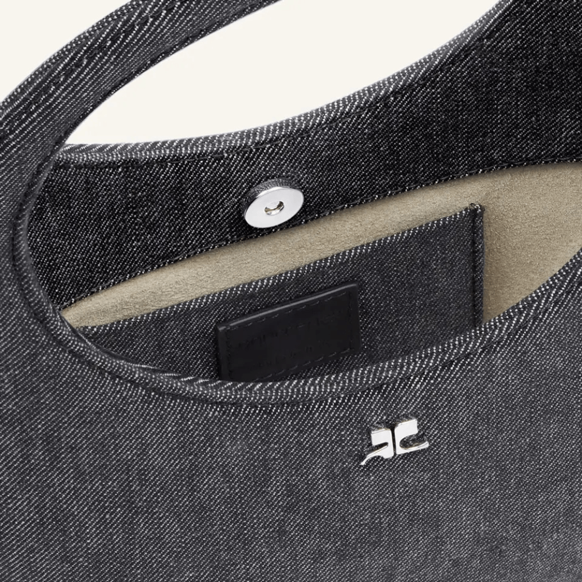 Bolsa Holy Denim Bag Courrèges