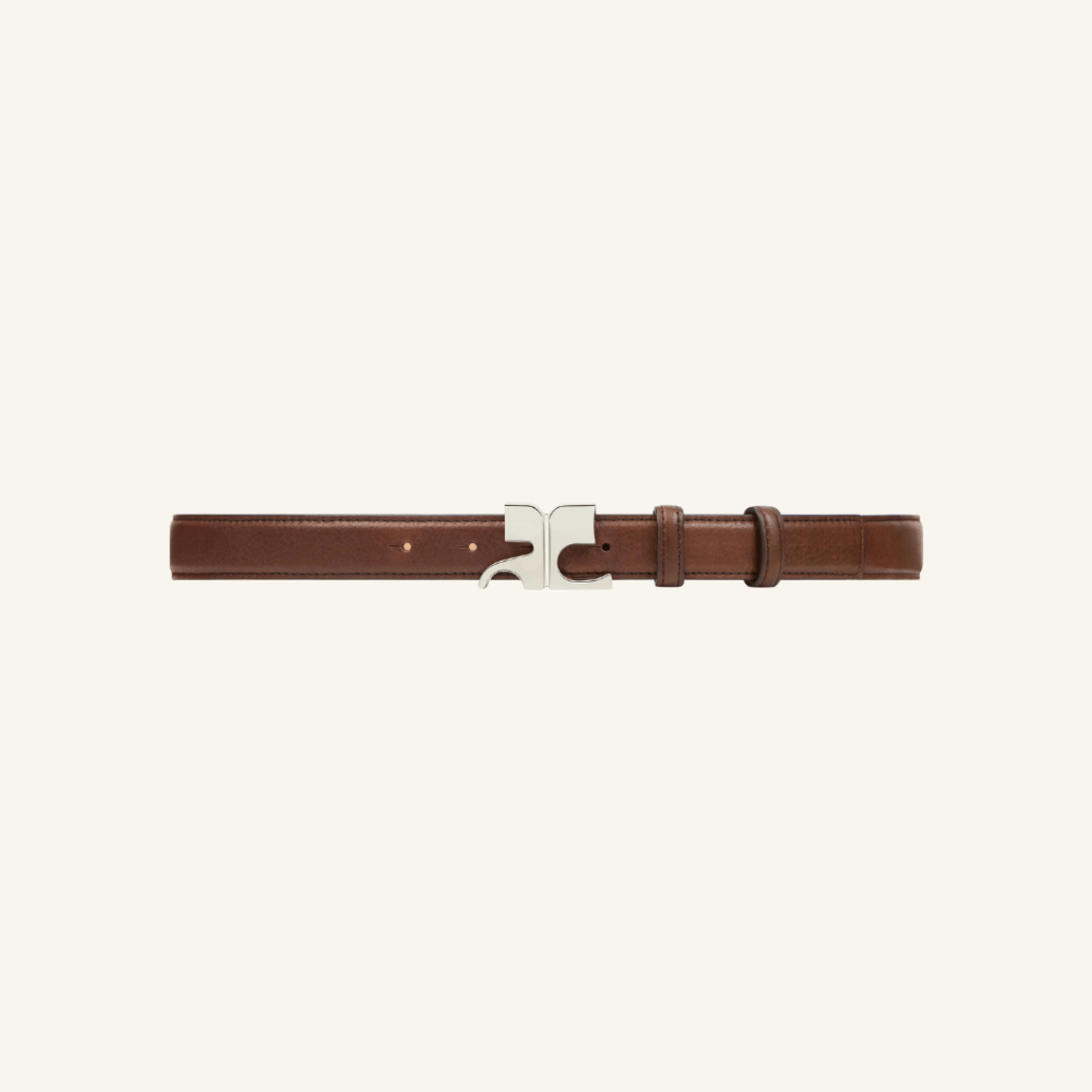 Cinto Ac Leather Belt Courrèges