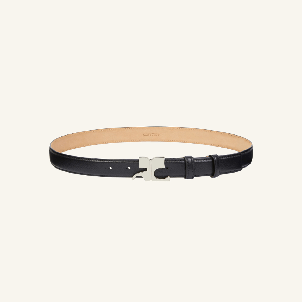Cinto Ac Leather Belt Courrèges