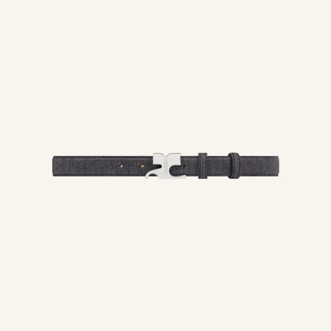 Cinto Ac Raw Denim Belt Courrèges