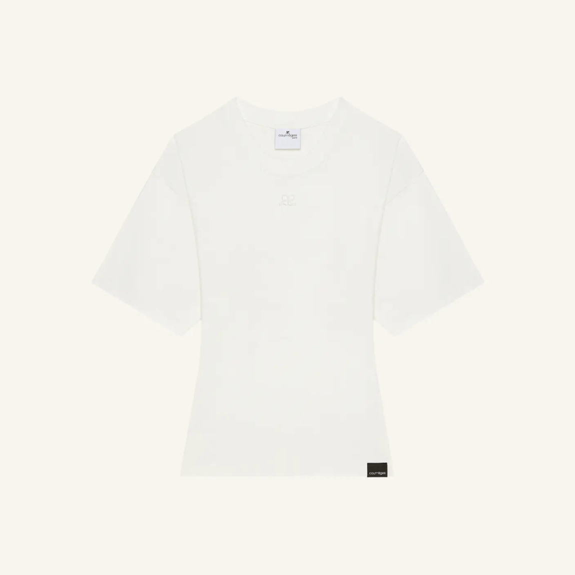Camiseta T-Shirt Waisted Courrèges