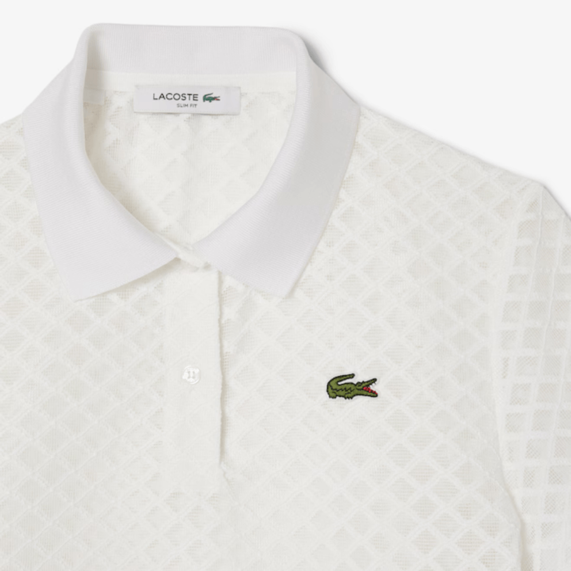 Polo Renda Transparência Lacoste