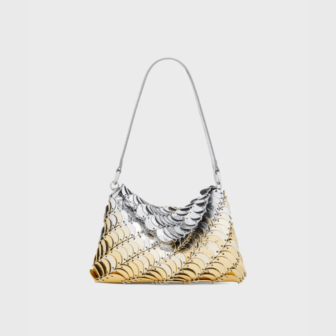Bolsa Clutch Degradê Couro Rabanne