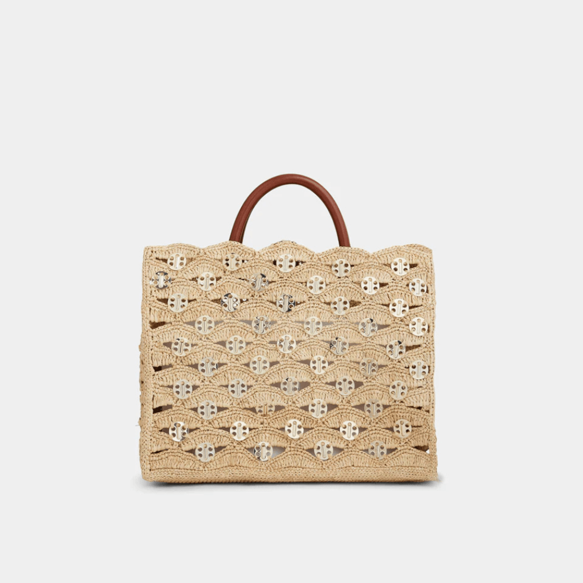 Bolsa Rafia Tote Rabanne