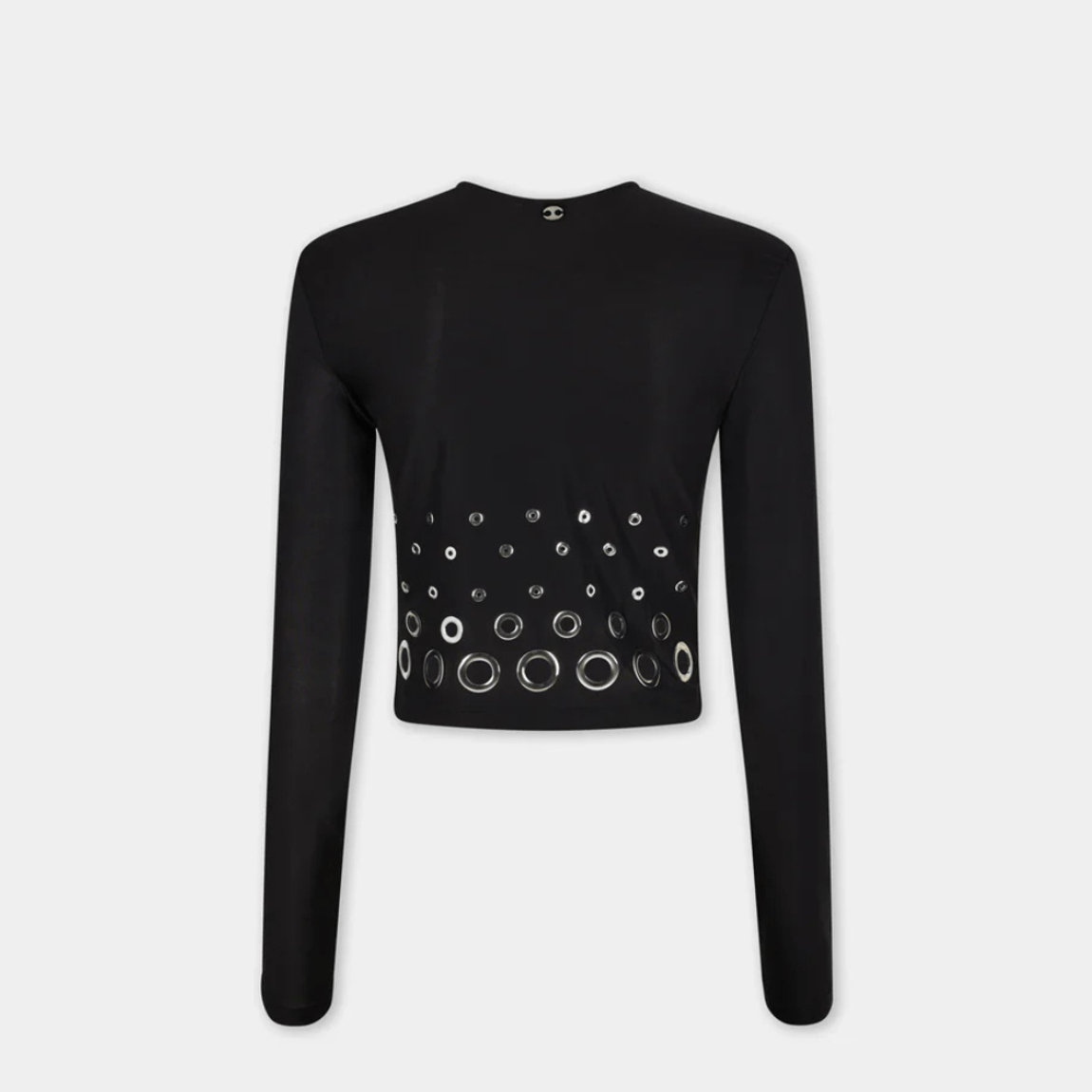 Top Cropped Ilhós Rabanne