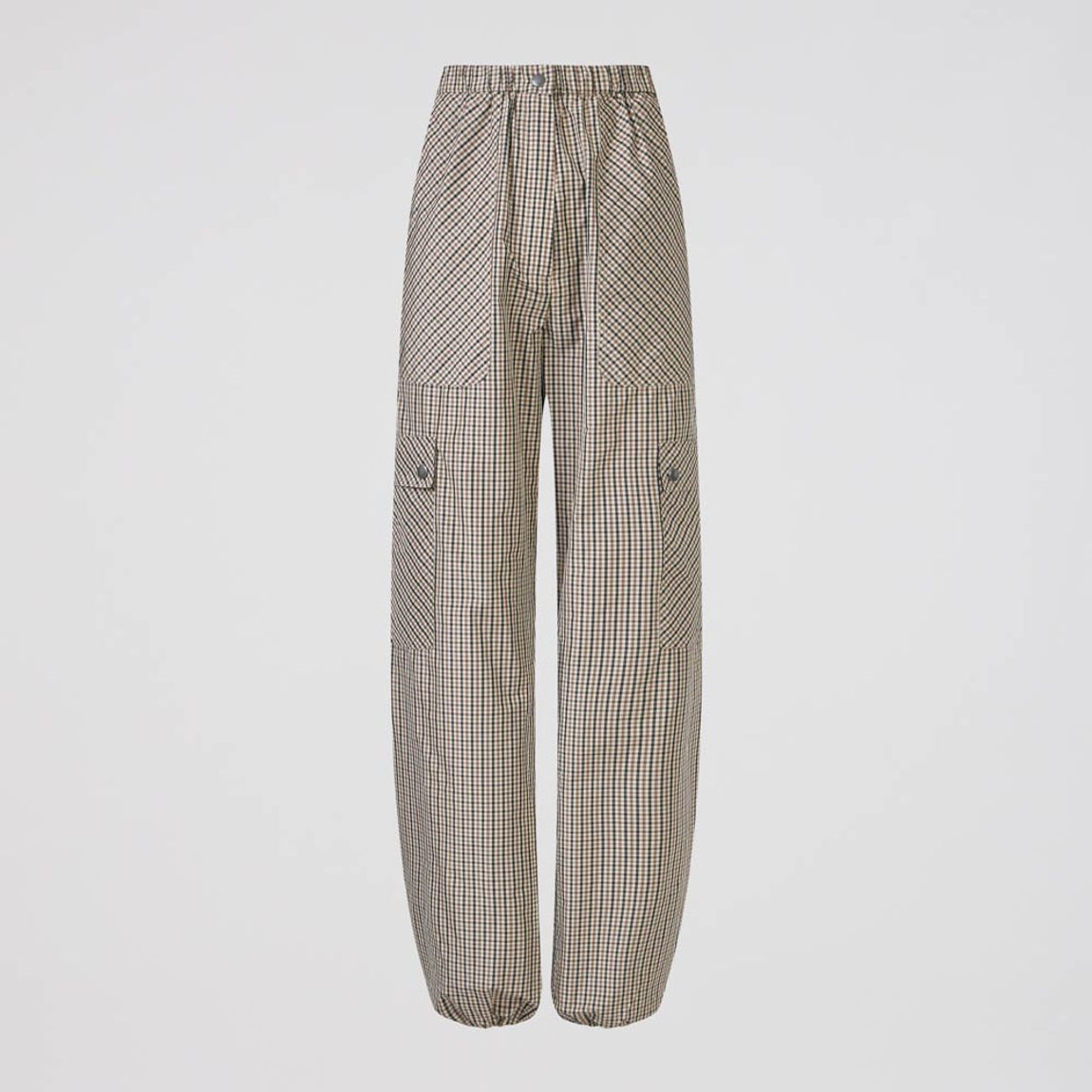 Calça Tafetá Xadrez Olga