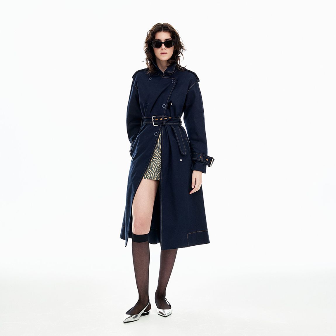 Trench Coat Sarja Confort Mari