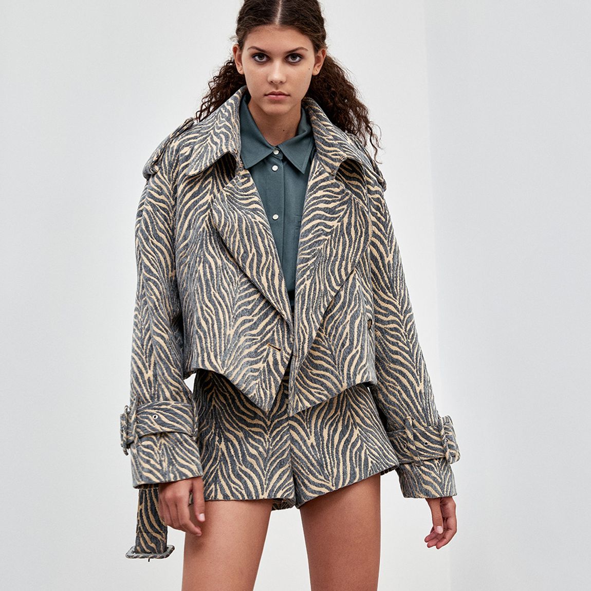Jaqueta Jacquard Zebra Bruna