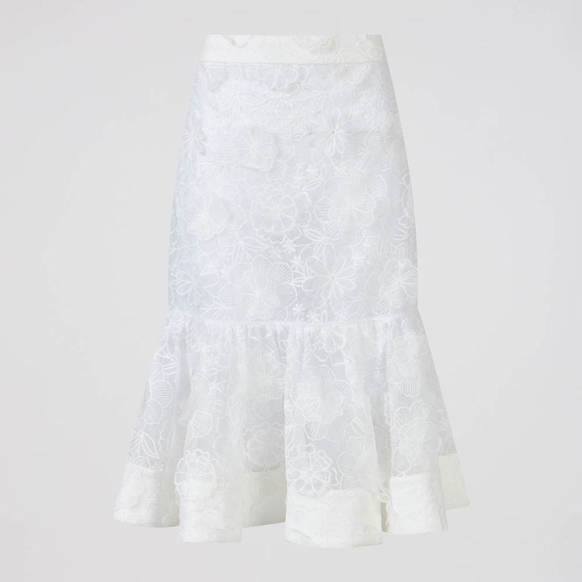 Saia Bordado Flower Flavia