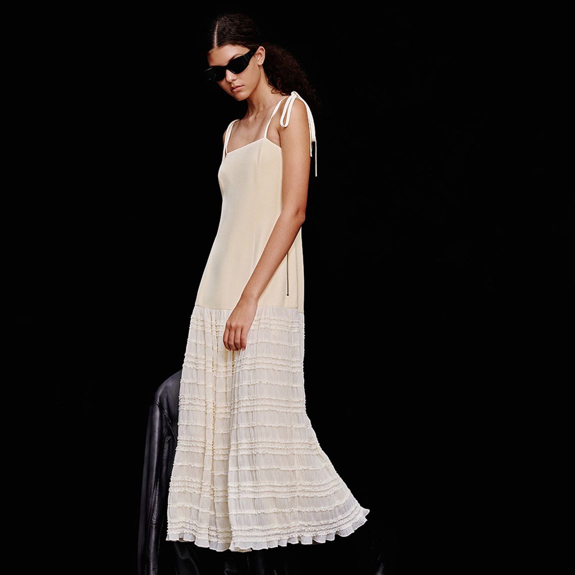 Vestido Tule Anarruga Ana