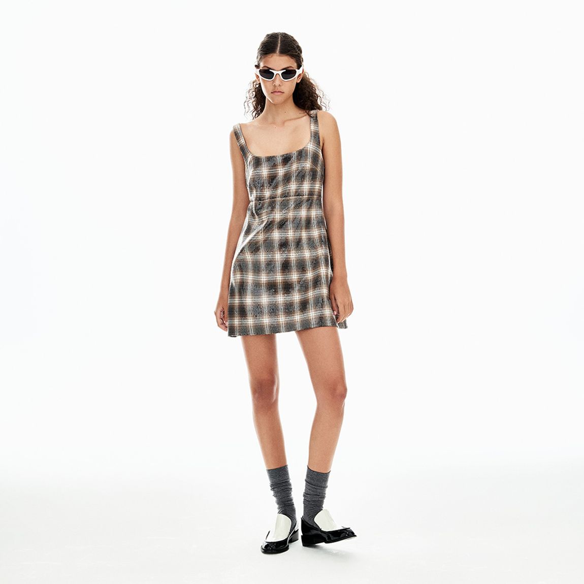 Vestido Paetê Vision Vichy