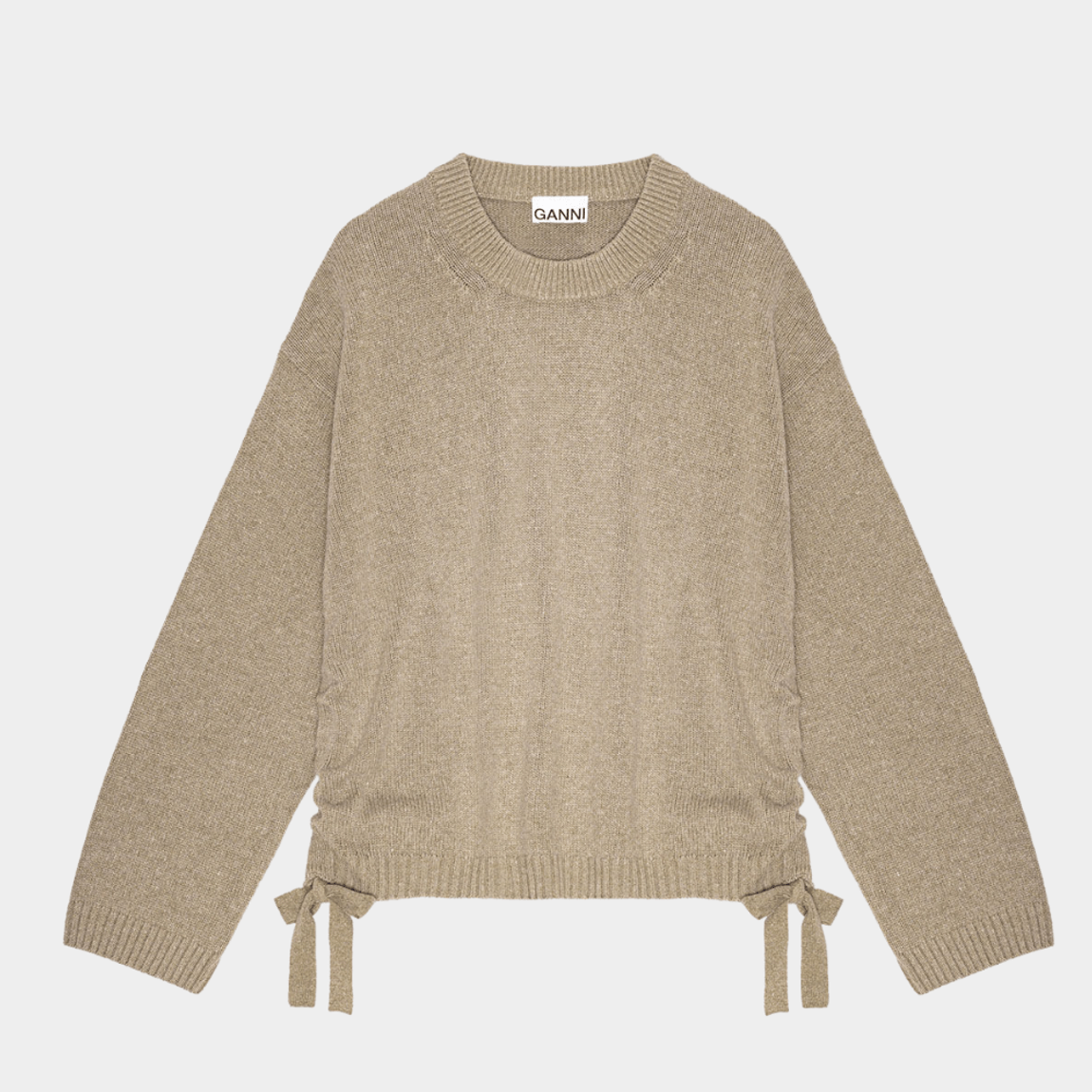 Suéter Future Wool Mix Oversized O-Neck Ganni