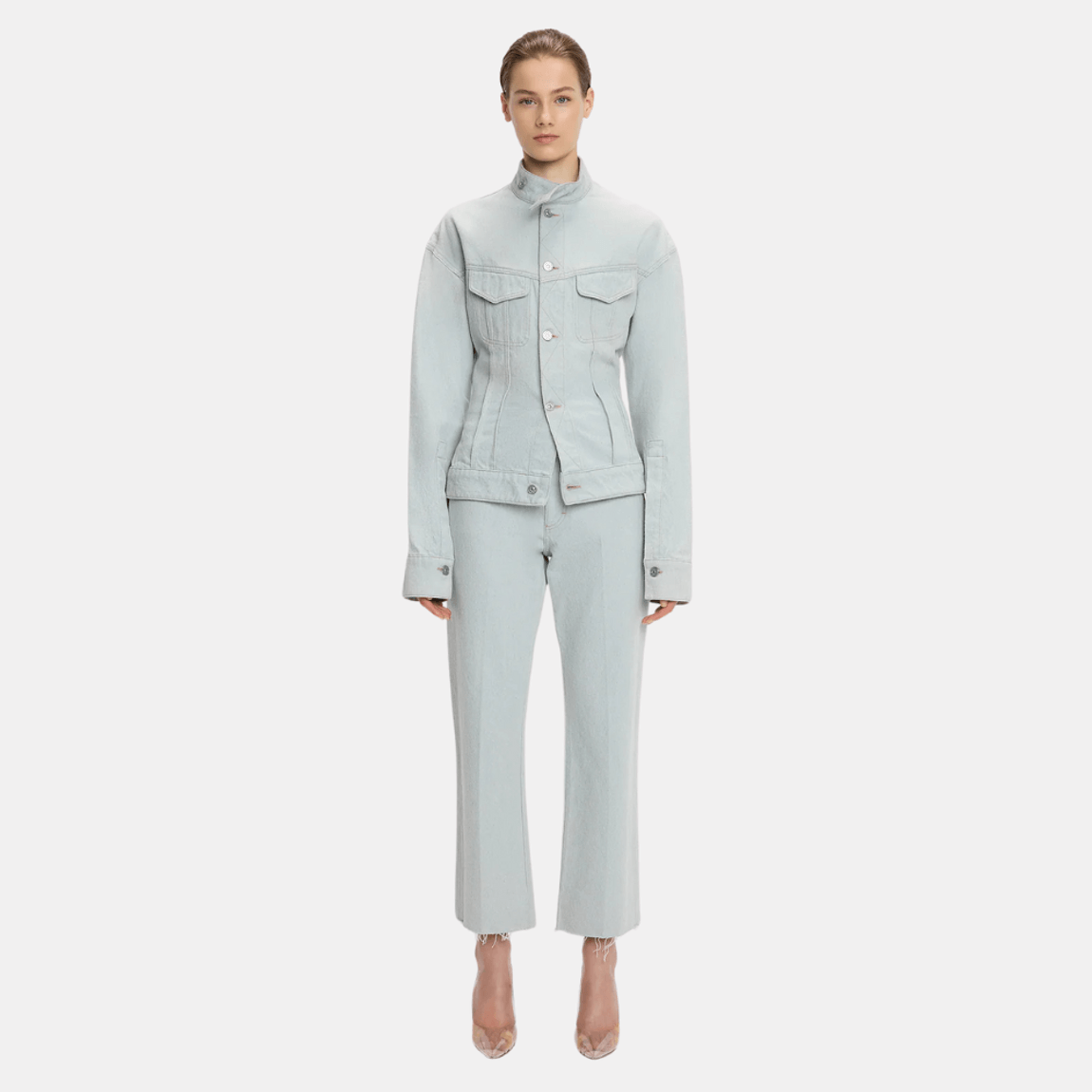Jaqueta Escultural Jeans Victoria Beckham