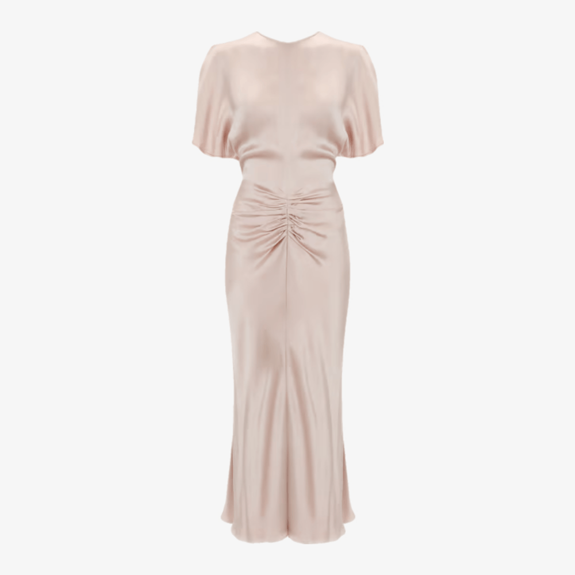 Vestido Elastico Cintura Gathered Waist Victoria Beckham
