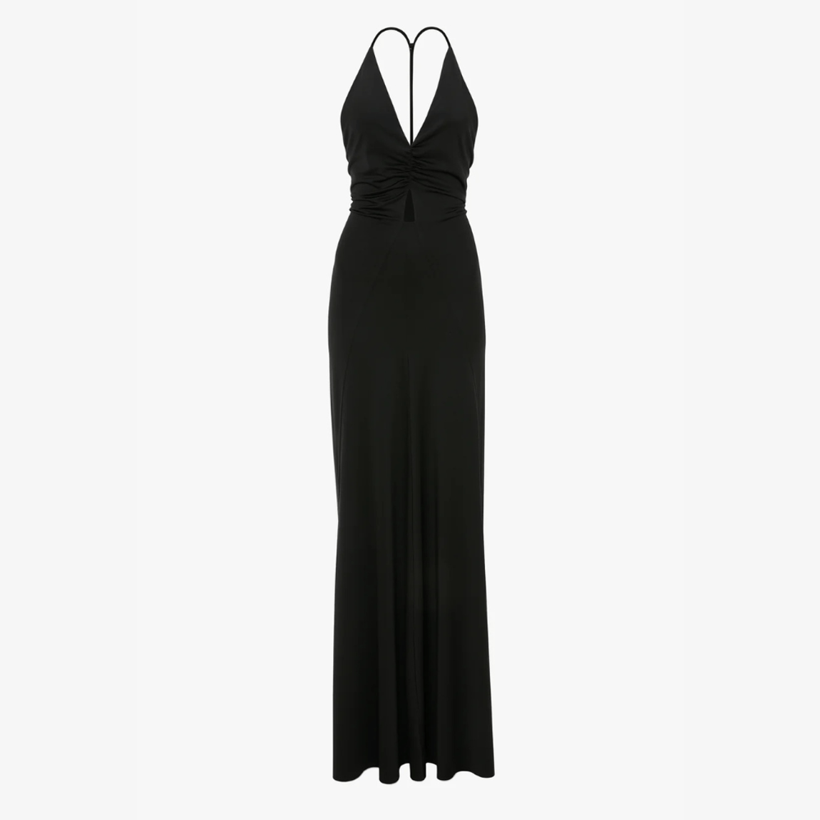 Vestido v Neck Cami Longo Victoria Beckham