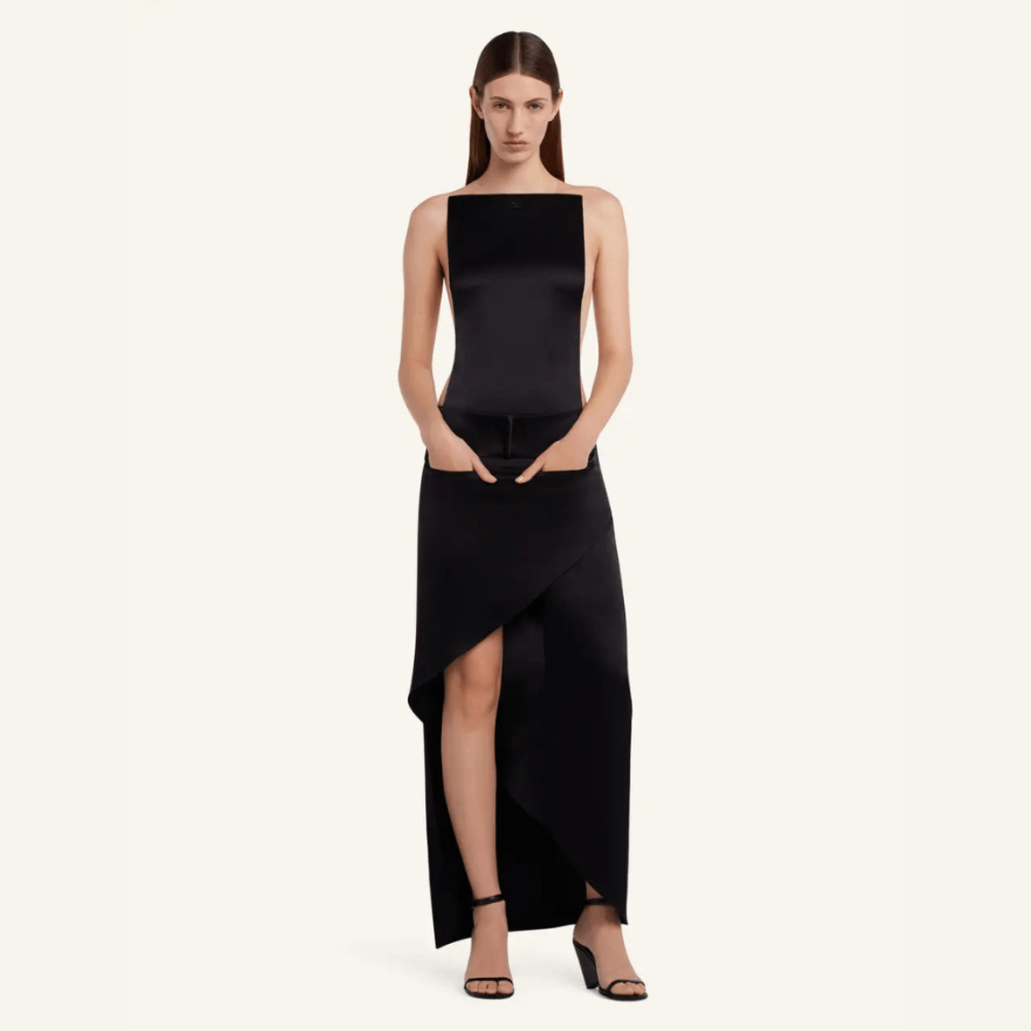 Body Illusion Square Satin Courrèges