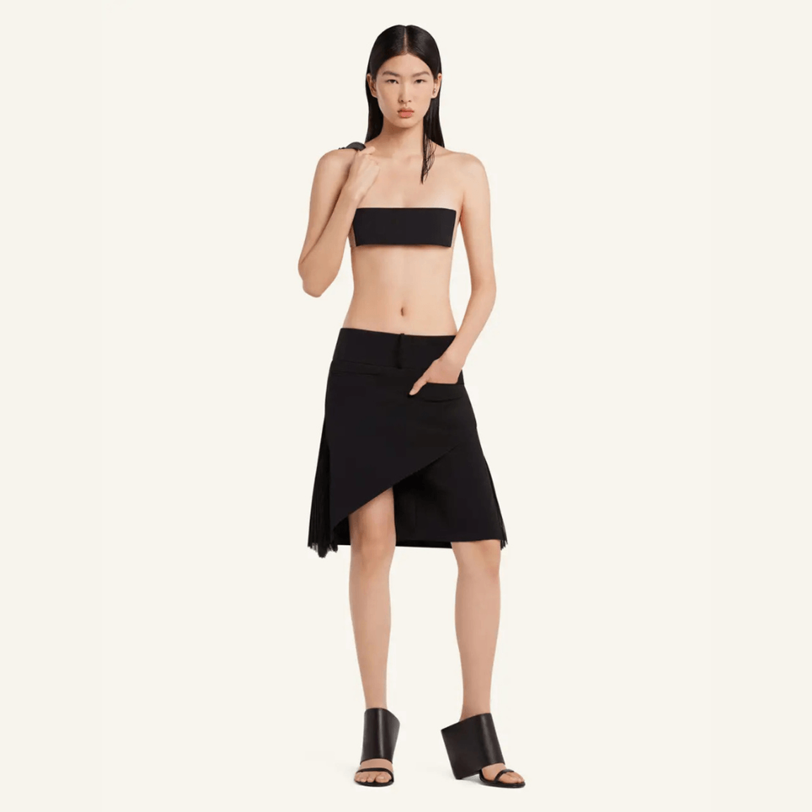 Saia Infinity Pleats Crepe Courrèges