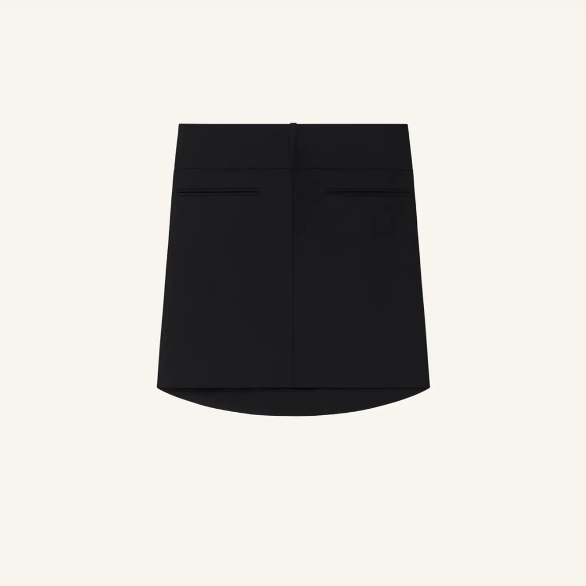 Saia Mini Oblique Draped Polywool Courrèges