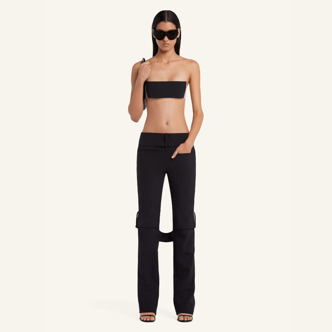 Top Illusion Crepe Jersey Courrèges