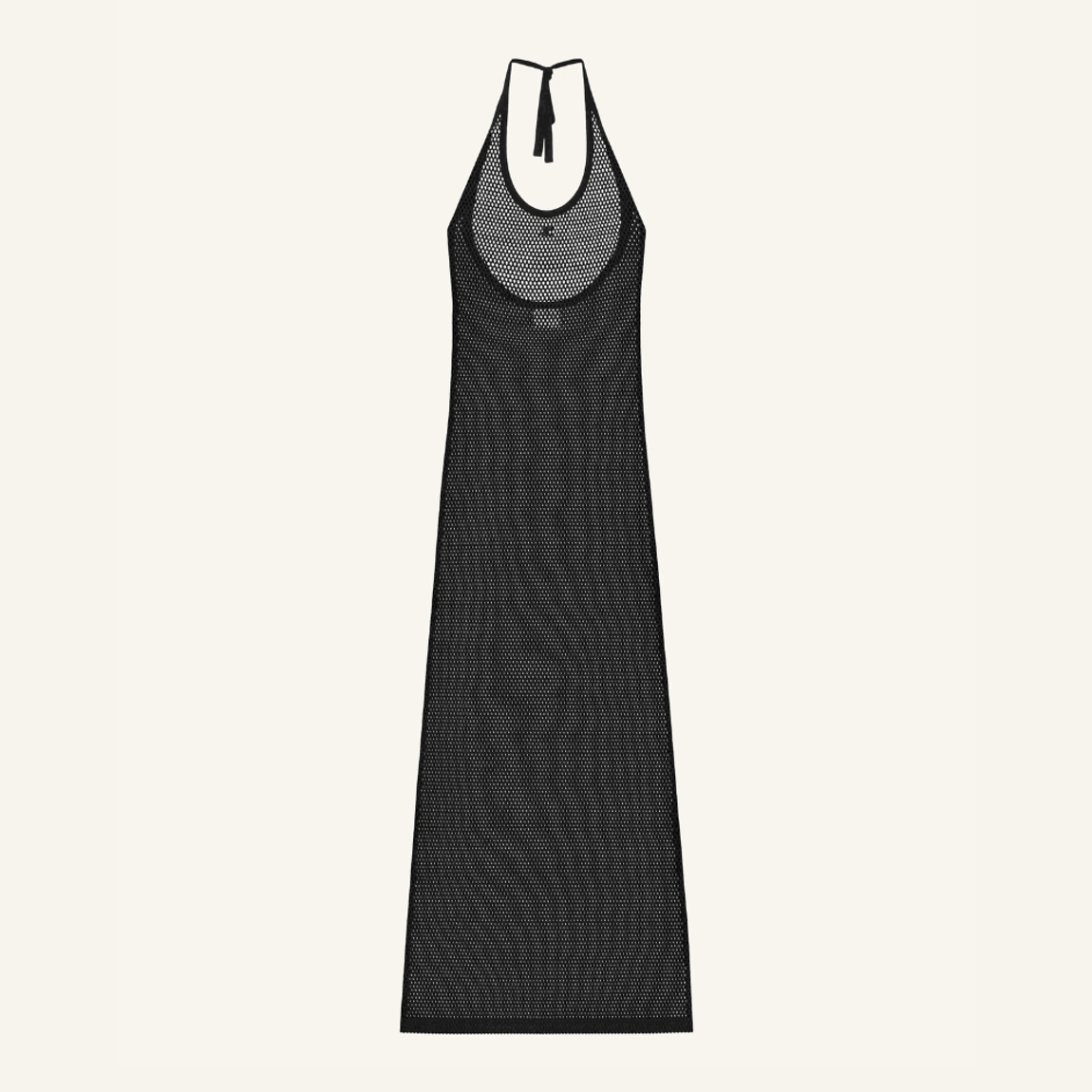 Vestido Longo Holistic Mesh Courrèges